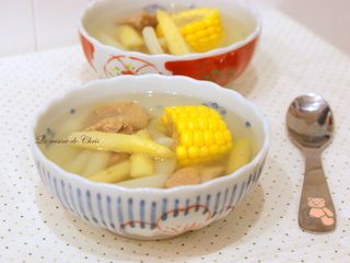 [湯鍋] 白蘆筍雞肉湯(電鍋版)