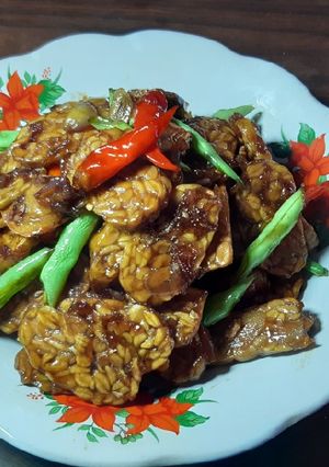 Foto resep Tempe orek basah