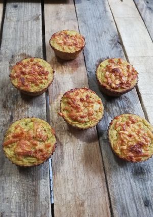 Una foto de Muffin's de verdura sin TACC