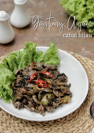 Foto resep Jantung Ayam Cabai Hijau