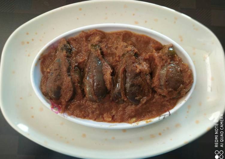 Step-by-Step Guide to Prepare Any-night-of-the-week Andhra style Stuffed brinjal sabji