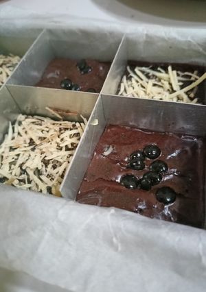 Foto resep Brownies panggang dengan gula palm