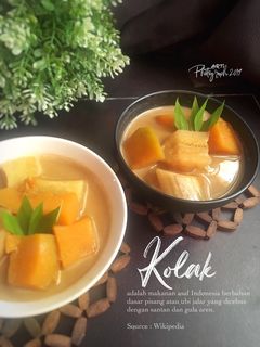 Foto resep Kolak(pisang, ubi jalar, labu kuning)