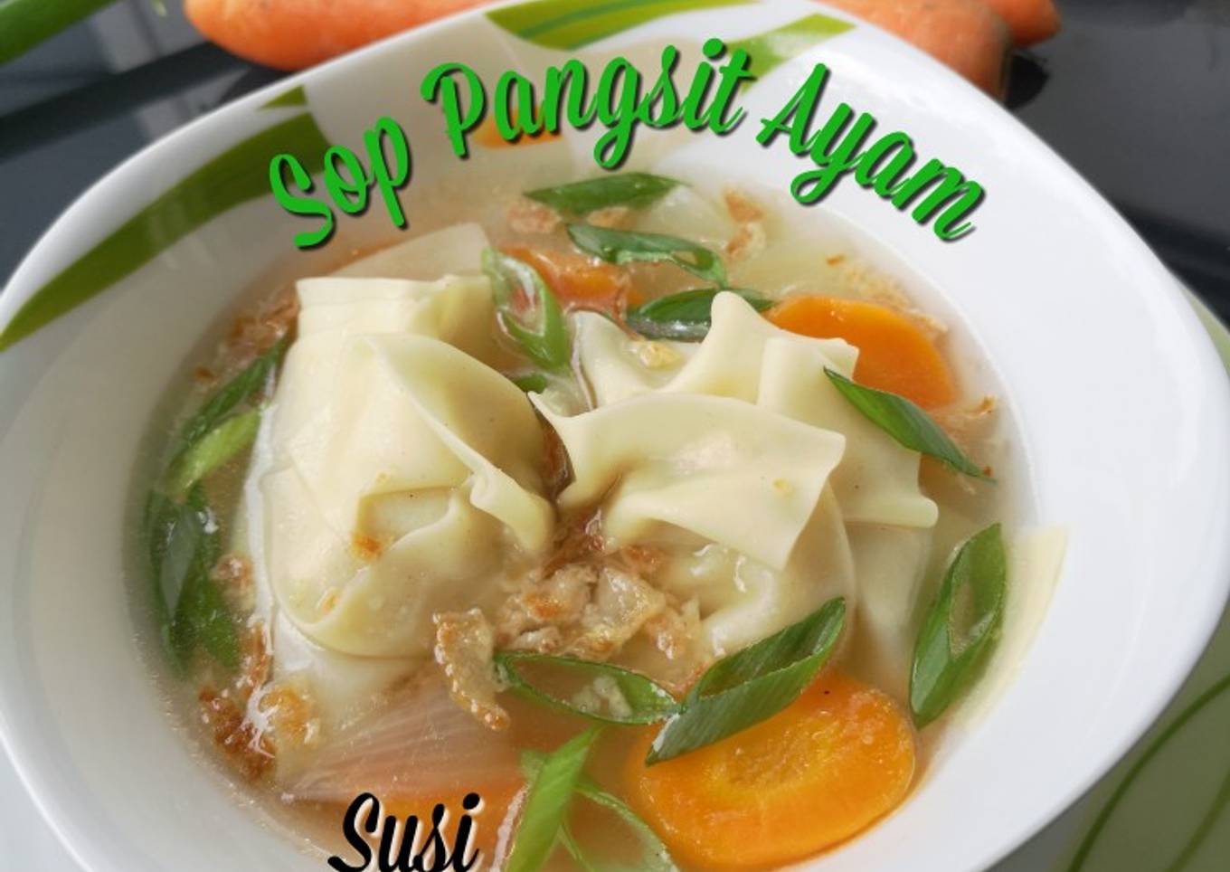 Sop pangsit ayam