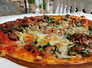 Una foto de Pizza queso cottage (keto)