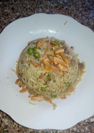 صورة لوصفة رز ببازيلا