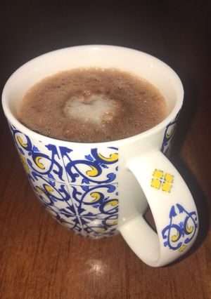 Una foto de Chocolate caliente para el frío