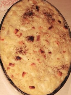 صورة لوصفة معكرونة بالبشاميل