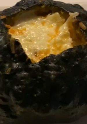 Una foto de Calabaza rellena