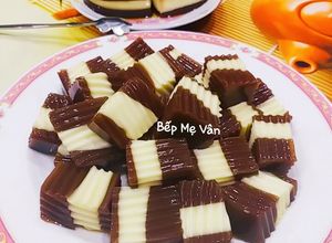 Hình của món Rau câu flan cheese.