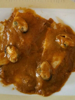 Una foto de Gallos con salsa de mejillones