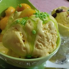 A picture of Mango 🥭 Ice Cream.