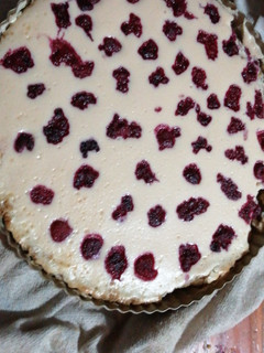 Una foto de Cheesecake de frambuesa