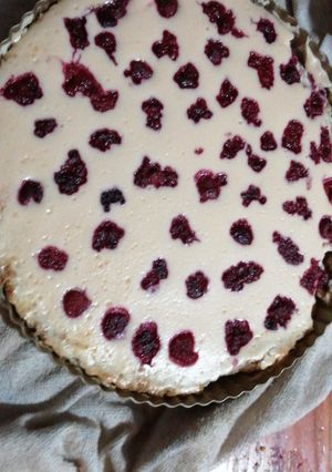 Una foto de Cheesecake de frambuesa