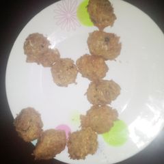 A picture of Yam fritters.