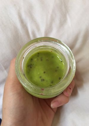 Hình của món Smoothie Bơ cốt dừa (keto).
