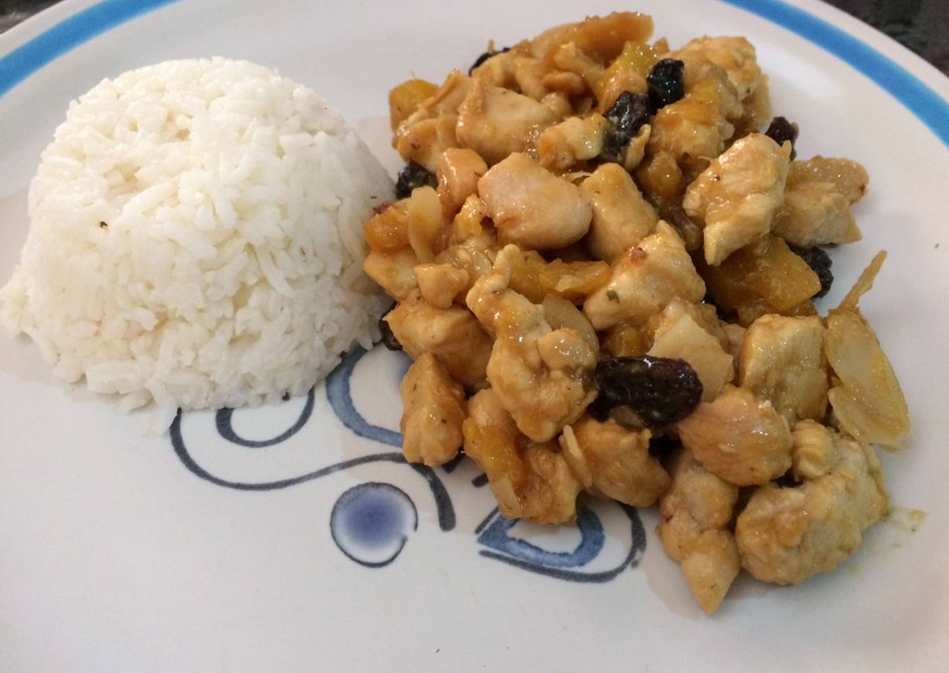 Pollo en miel (mermelada) de maracuya