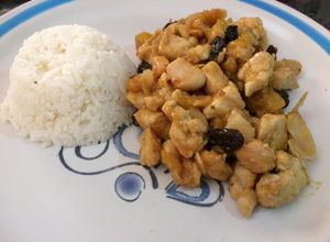 Una foto de Pollo en miel (mermelada) de maracuya