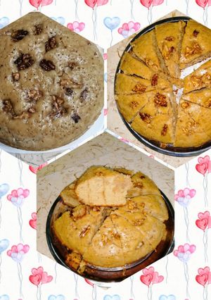 عکسی از دستور کیک نسکافه ای خیس قابلمه ای