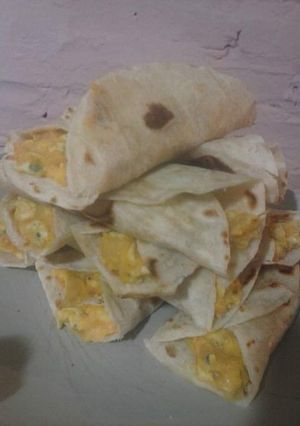 Una foto de Tortilla de zapallo