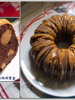 花生夾心 巧克力磅蛋糕 的食譜成品照片