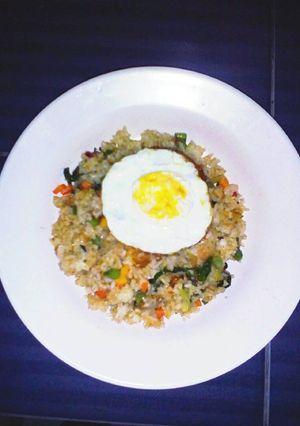 Foto resep Nasi goreng sayur bumbu kemiri