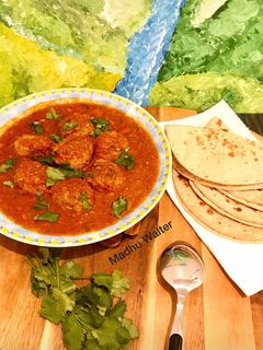 मटन मींस बॉल करी... (Mutton Means Ball Curry recipe in hindi) रेसिपी मुख्य फोटो