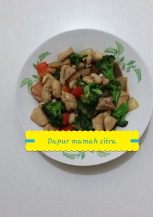 Foto resep Ayam brocoli lada hitam