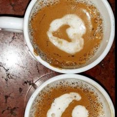 A picture of Dalgona coffee.