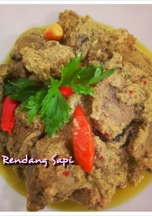 Foto resep Rendang Sapi