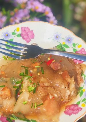 Hình của món Bánh bột lọc trần.