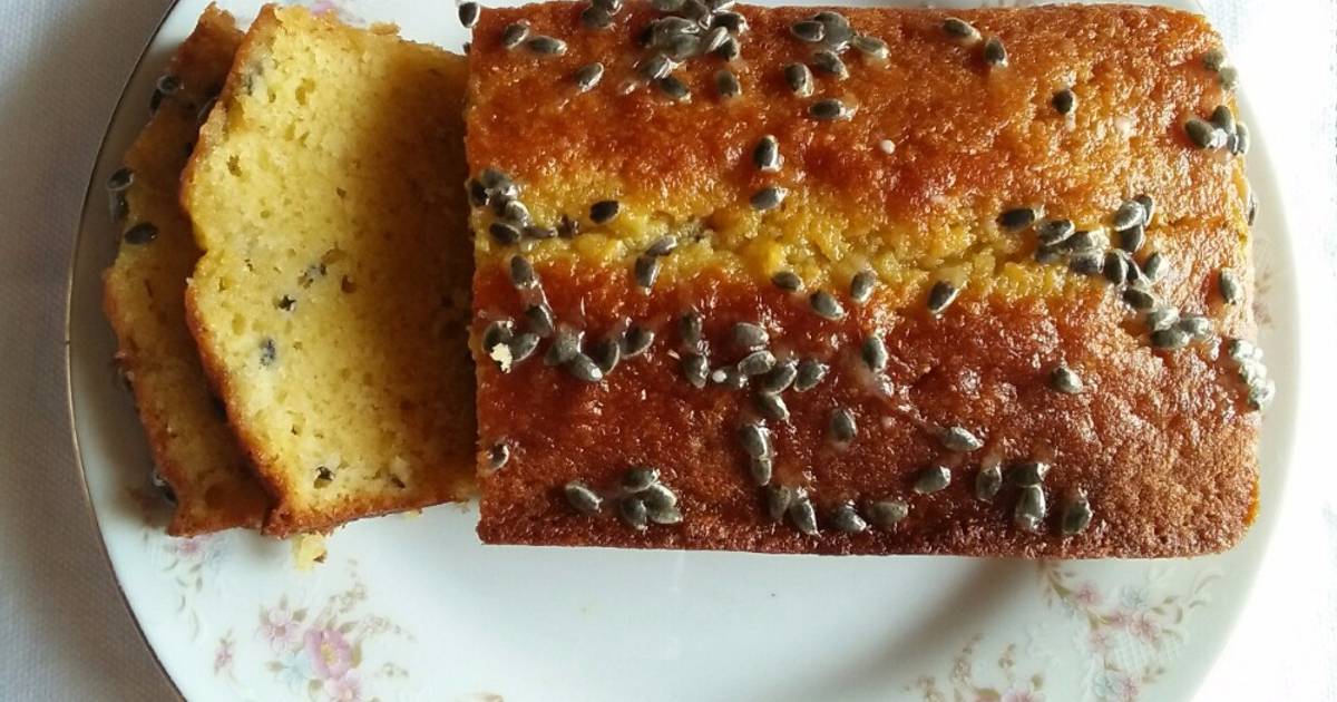 Resep Passion Fruit Pound Cake oleh crekinagara Cookpad