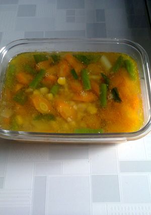 Foto resep Sop jagung.wortel.buncis