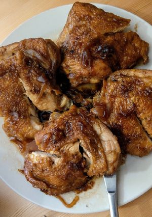 <照燒雞腿排>輕鬆料理便當菜 的食譜成品照片