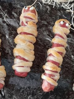 Una foto de Salchichas momia