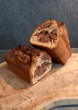 Une photo de Cake marbré