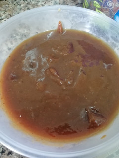 A picture of Imli ki khatti methi chutney.