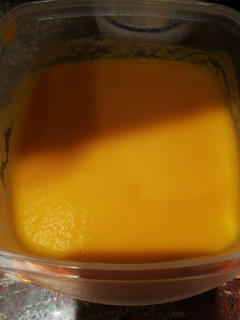 Una foto de Crema de calabaza en robot
