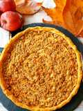 Tarte crumble Pommes et Crème de marrons