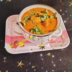 A picture of Mushroom green Pea Masala.