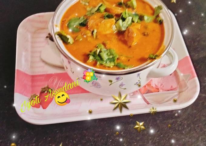 Recipe of Thomas Keller Mushroom green Pea Masala