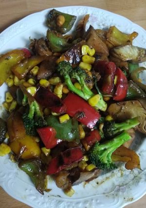 Una foto de Verduras thai