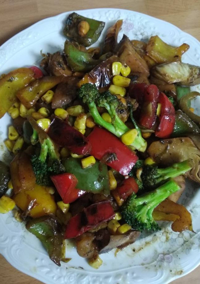 Una foto de Verduras thai