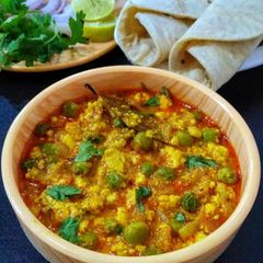 A picture of Paneer Bhurji Gravy.