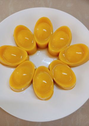 Hình của món Rau câu nén vàng.