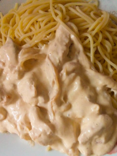 Foto de Frango ao molho de queijo!