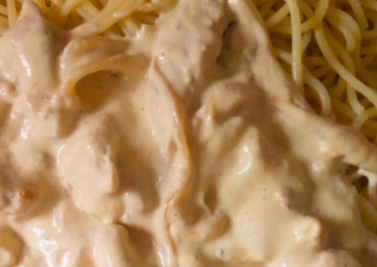 Frango ao molho de queijo!