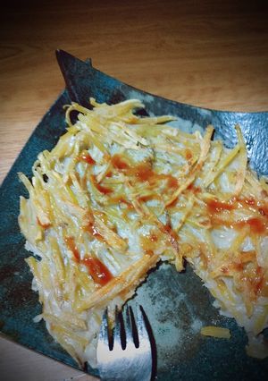 地瓜絲煎餅 的食譜成品照片