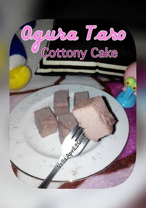Foto resep Ogura Taro Cottony Cake