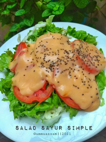 Cara Sederhana Membikin Resep  Salad Sayur Simple yang Sempurna, Menggugah Selera
